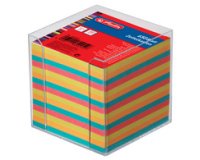 Boîtier pour bloc-notes, en plastique, 90 x 90 mm