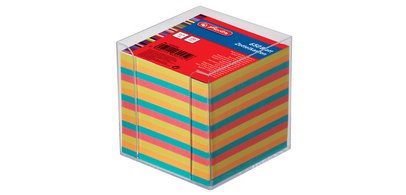 Boîtier pour bloc-notes, en plastique, 90 x 90 mm