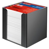 Boîtier pour bloc-notes, en plastique, 90 x 90 mm