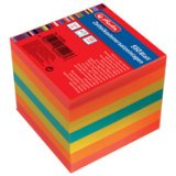 Bloc cube, 90 x 90 mm, coloré