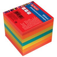 Bloc cube, 90 x 90 mm, coloré