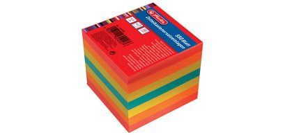 Bloc cube, 90 x 90 mm, coloré