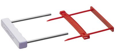 1 Relieur d'archives, 2 pièces, en plastique