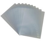 Pochette coin, A4, PP, 0,09 mm, transparent