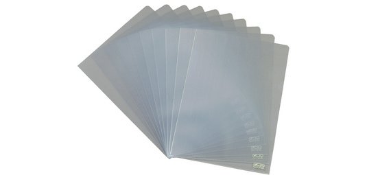 Pochette coin, A4, PP, 0,09 mm, transparent