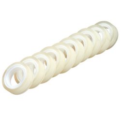 Plakband 33 m x 12 mm transparant plastic