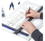 Planche à dessin Mars, A3, blanc/anthracite/bleu