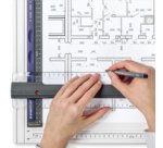 Planche à dessin Mars, A4, blanc/anthracite/bleu