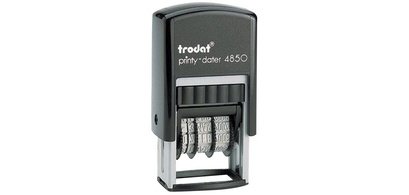 Cassette d'encrage 6/4850/2, pack de 2, bleu/rouge