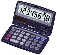 calculatrice de poche SL-100 VER,alimentation solaire/