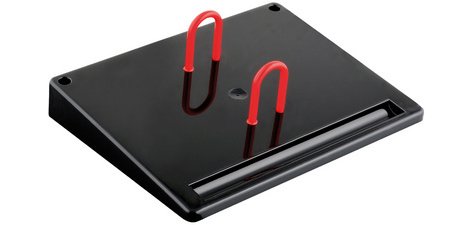 Socle pour calendrier, en plastique, noir