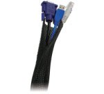 Gaine pour câble, en tissu,  1,80 m