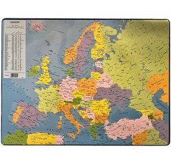 Sous-main en plastique, 'Carte de l'Europe'
