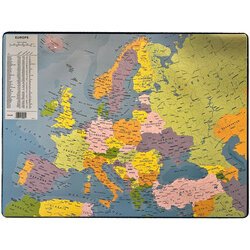 Onderlegger in plastic 'Kaart van Europa'
