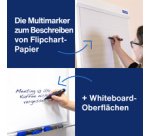 Marqueur pour tableau blanc & chevalet PRO+,noir