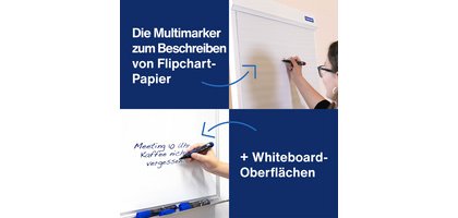 Marqueur pour tableau blanc & chevalet PRO+,noir