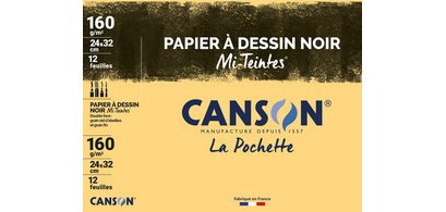 Papier dessin Mi-Teintes, 240 x 320 mm, assorti