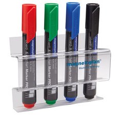 Markeerhouder acryl voor 4 witbordmarkers