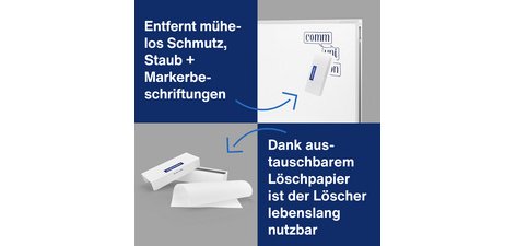 papier effaceur pour effaceur de tableau gris