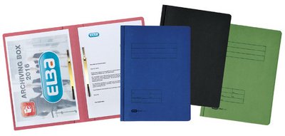 Chemise à double lamelle, format A4, carton manille -