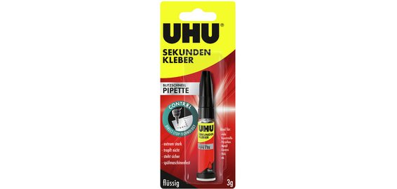 Colle instantanée blitzschnell PIPETTE, flacon de 3 g