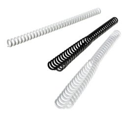 ClickBind bindruggen, doos van 50 stuks, 16 mm, transparant