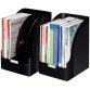 Tijdschriftenhouder Plus Jumbo, A4, polystyreen, zwart