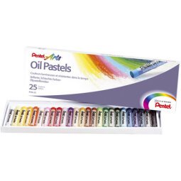 NL_Lapices pentel oil pastel caja de 25 colores surtidos