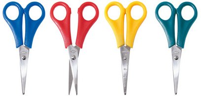 Right-handed pointed tip scissors Wedo 13 cm