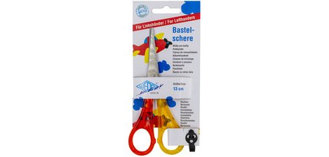 Ciseaux gauchers bouts pointus Wedo 13 cm
