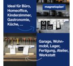 kit de barrettes magnétiques, 1000 x 50mm, blanc