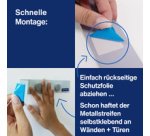 kit de barrettes magnétiques, 1000 x 50mm, blanc