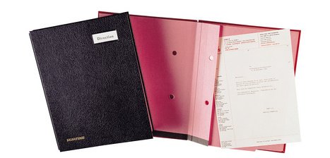 Unterschriftenmappe 'Clips', 25 Fächer