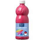 Gouache lefranc bourgeois liquide redimix non toxique fluide couvrante prête à l'emploi rose tyrien flacon 1000ml