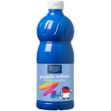 Gouache liquide 1 litre Bleu primaire Cyan