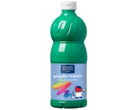Gouache lefranc bourgeois liquide redimix non toxique fluide couvrante prête à l'emploi vert franc flacon 1000ml