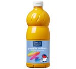 Gouache liquide colart redimix aspect veloute        miscible coloris jaune or     flacon 1l