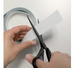 Ruban magnétique, longueur: 1 m, blanc