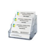 Porte-cartes de visite, en plastique dur