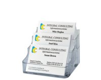 Porte-cartes de visite, en plastique dur