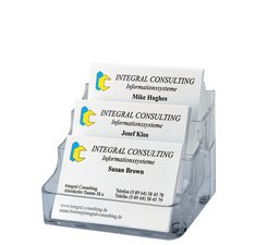 Porte-cartes de visite, en plastique dur