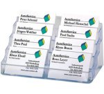 Porte-cartes de visite, en plastique dur