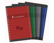 CONQUERANT SEPT carnet répertoire-double spirale, 110x170mm