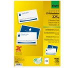 Cartes de visite 3C, 85 x 55 mm, 225 g/m2, extra blanc