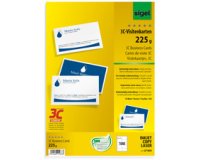 Cartes de visite 3C, 85 x 55 mm, 225 g/m2, extra blanc