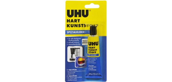 colle spéciale' HART KUNSTSTOFF', plastique dur, 30 g