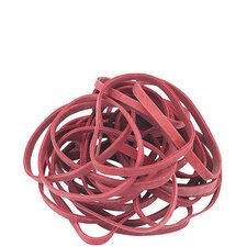 Bracelets élastiques RONDELLA, 200 x 17 mm, 500 g rouge