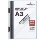 Chemise à clip DURACLIP, A3, bleu