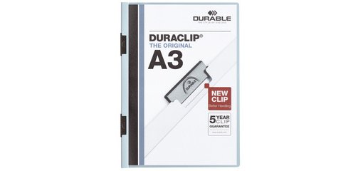 Chemise à clip DURACLIP, A3, bleu