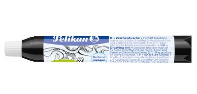 Encre de chine A, cartouche de 9 ml, noir (17)
